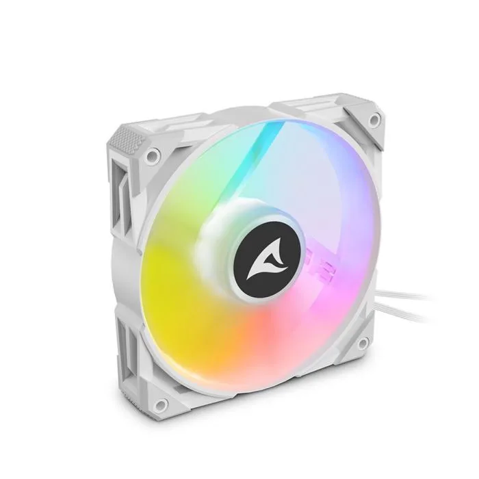 Sharkoon Rebel F50 PWM Addressable RGB Fan 120 x 120 x 25 Bianco