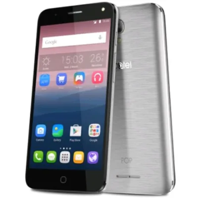 Alcatel Pop 4 Dual SIM 5" Quad Core 8GB 4G LTE Italia Metal Silver