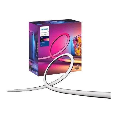 Philips Hue Play Gradient Striscia Luminosa LED 20 W 1.100 Lumen Luce Multicolore per TV 65"-75"