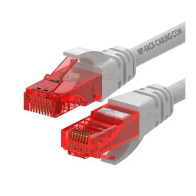 WP Europe Cavo di Rete Patch U/UTP CAT.6 PVC 15 m Colore Cavo Grigio