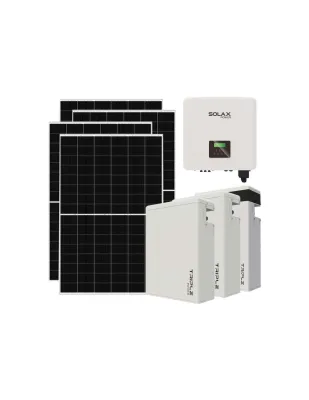 Kit fotovoltaico trifase 10010W inverter 10kW litio 17.4KWh T-BAT-H5.8 Solax Power