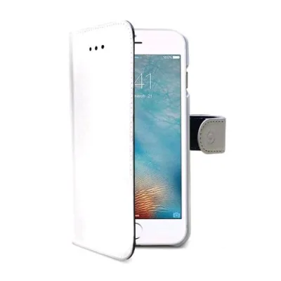 Celly Apple iPHONE XS Max Custodia a Portafoglio Similpelle Flap Magnetico Bianco