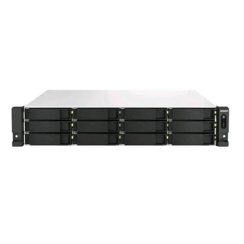 QNAP TS-H1887XU-RP NAS Chassis Rack 2U Intel Xeon e-2336 2.9GHz RAM 32GB-18 Bay HDD/SSD 2.5"/3.5"-LAN 100/1000/2500 Mbps-Colore Nero