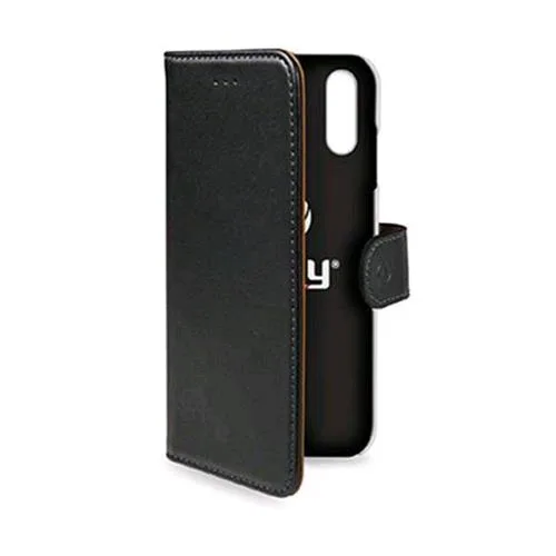 Celly Apple iPHONE XS Max Custodia in Ecopelle Colore Nero