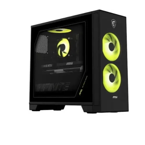 Msi Mag Infinite S ai 2NVP7-007EUMW Intel Core Ultra 7 265F RAM 32GB-SSD 1TB NVMe-Nvidia Geforce RTX 5070 12GB-Wi-Fi 6 + Gigabit LAN-Win 11 Home Nero