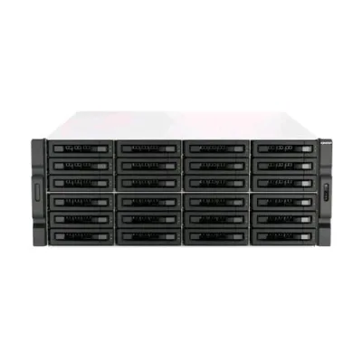 QNAP TS-H3087XU-RP NAS Chassis Rack 4U Intel Xeon e-2378 2.6GHz RAM 64GB-30 Bay HDD/SSD 2.5"/3.5"-LAN 100/1000/2500 Mbps Colore Nero