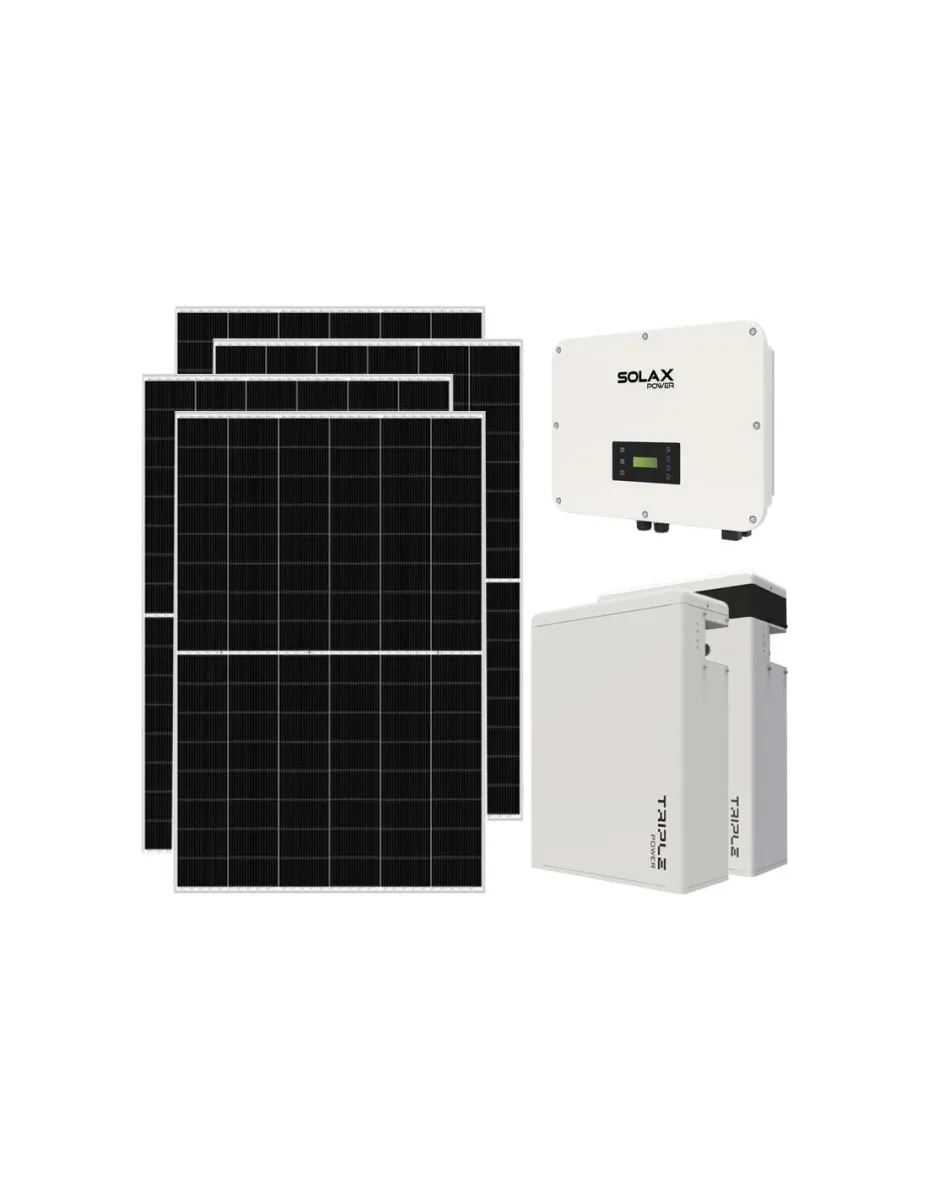 Kit fotovoltaico trifase 20020W inverter 20kW litio 11.6KWh T-BAT-H5.8 Solax Power