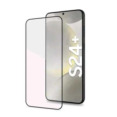 Celly Samsung Galaxy S24+ 5G Full Glass Proteggi Schermo in Vetro Temperato Durezza 9H con Bordi Neri