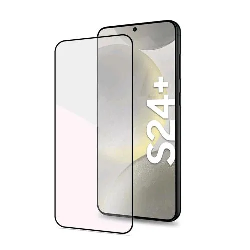 Celly Samsung Galaxy S24+ 5G Full Glass Proteggi Schermo in Vetro Temperato Durezza 9H con Bordi Neri
