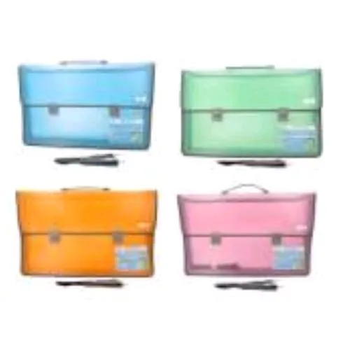 Favorit B-Tech Valigetta in PP 37X60X10 cm Soffietto Laterale 2 Chiusure Colori Assortiti