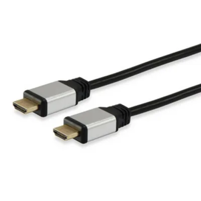 Equip Cavo HDMI 2.0 High Speed 4K/60Hz con Ethernet Attacchi in Alluminio Contatti Placcati Oro Maschio-Maschio 10 m Nero