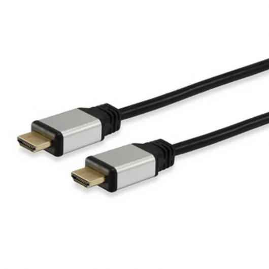 Equip Cavo HDMI 2.0 High Speed 4K/60Hz con Ethernet Attacchi in Alluminio Contatti Placcati Oro Maschio-Maschio 10 m Nero