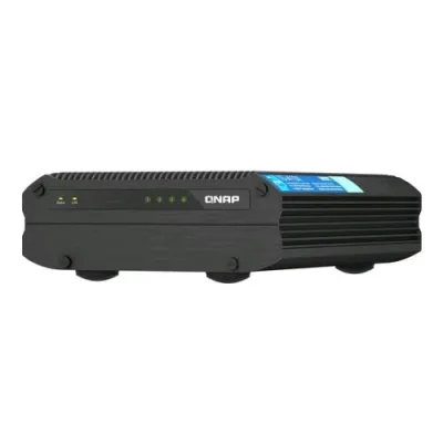 QNAP TS-I410X NAS Chassis Tower Intel Atom x6425E 3GHz RAM 8GB-4 Bay HDD/SSD 2.5"-LAN 1000/2500/5000/10000 Mbps Colore Nero