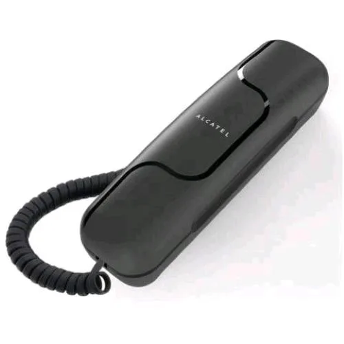 Alcatel T06 Telefono a Gondola Tasto Ultima Chiamata Montabile a Parete Nero