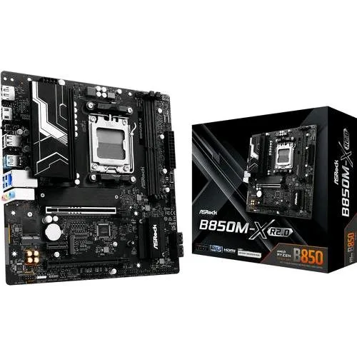 Asrock B850M-X R2.0 AMD B850 Socket AM5 DDR5 Micro ATX