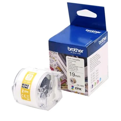 Brother CZ1003 Nastro a Lunghezza Continua Originale Larghezza di 19 mm per Stampante di Etichette a Colori VC-500W