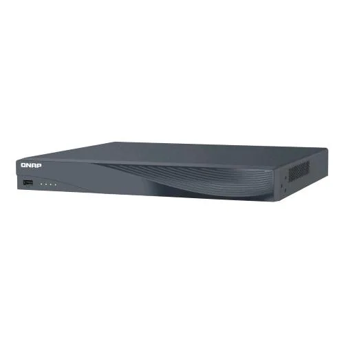 QNAP TVR-AI200 NVR 16 Canali 2 Baie HDD 2.5"/3.5" LAN POE Montaggio su Rack 1U