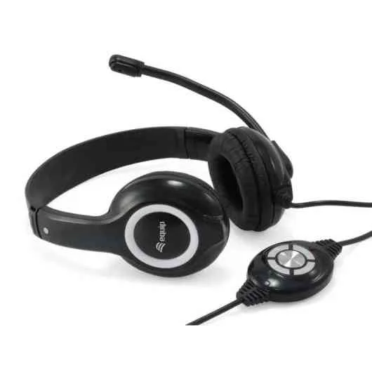Equip Cuffia con Microfono USB-A Nero