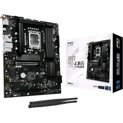 Asrock B860 Pro-A Wi-Fi Intel B860 Lga 1851 (Socket V1) ATX