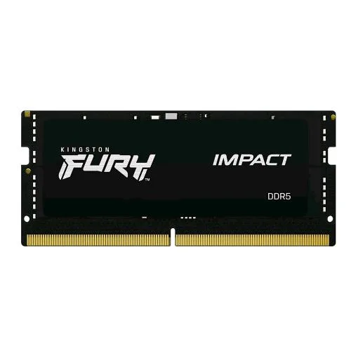 Kingston KF548S38IB-16 Fury Impact Memoria RAM 1X16GB 4.800MHz Tipologia DDR5 Tecnologia So-Dimm 262-Pin CL38 Nero