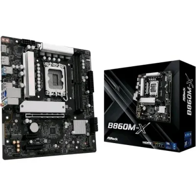 Asrock B860M-X Intel B860 Lga 1851 (Socket V1) 2X DDR5 Micro ATX