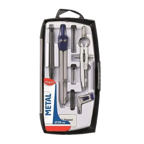 Maped Compasso Scolastico con 7 Accessori