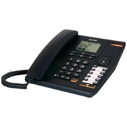 Alcatel Temporis 880 Telefono da Tavolo con Display Vivavoce Rubrica Colore Nero
