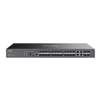 SWITCH 24P GIGABIT POE+ 4SLOT SFP+ 10GE MANAGED L2+ 1P USB 1P RJ45
