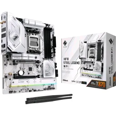 Asrock X870 Steel Legend Wi-Fi 7 Scheda Madre AMD X870 Socket AM5 ATX
