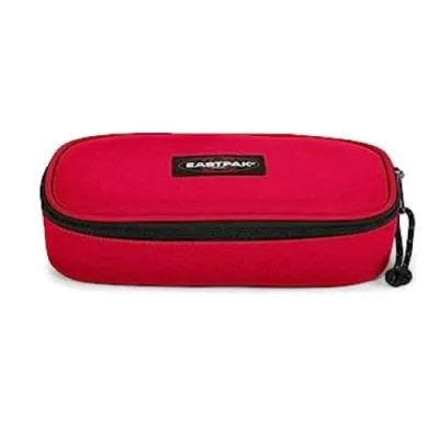 Eastpack Astuccio Ovale in Nylon Poliestere 22X9X5 cm con Zip Terra Red