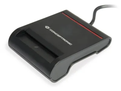 LETTORE SMART CARD USB 2.0 BK SMART ID PLUG&PLAY CAVO 0,9MT
