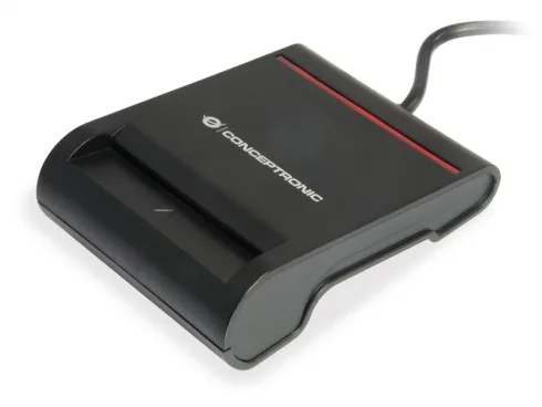 LETTORE SMART CARD USB 2.0 BK SMART ID PLUG&PLAY CAVO 0,9MT