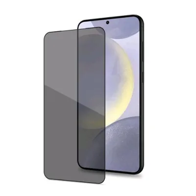 Celly Samsung Galaxy S25+ 5G Full Glass Proteggi Schermo in Vetro Temperato 9H con Effetto Privacy Bordo Nero