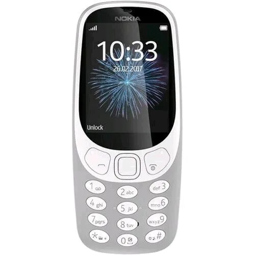 Nokia 3310 Dual SIM 2.4" Mobile Phone 2G Camera LED Europa Grigio