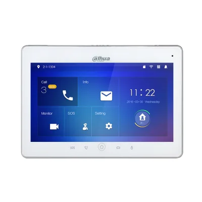 MONITOR INTERNO IP WI-FI 10 WHITE TOUCH 12 VDC/POE