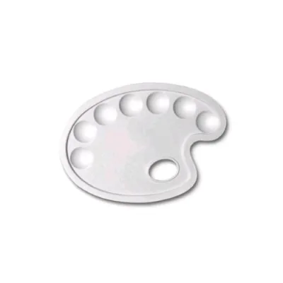 CWR Tavolozza in Plastica 24X17 cm Bianco