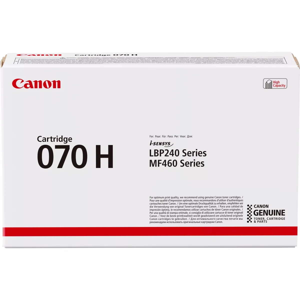 TONER CANON 070H K 10200 PAG I-SENSYS MF 460/LBP240