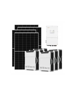 Kit fotovoltaico trifase 50050W inverter 50kW batteria al litio 31.32kWh Weco EVO 5k3