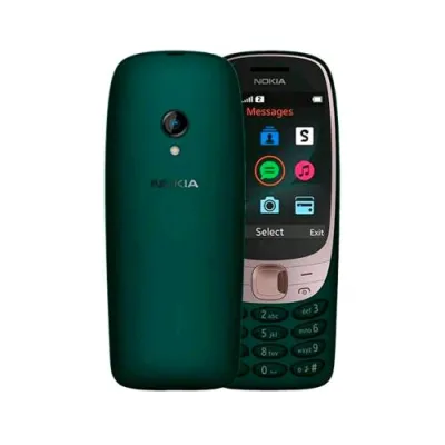 Nokia 6310 2024 Dual SIM 2.8" Display Curvo Gioco Snake Radio FM Italia Deep Green