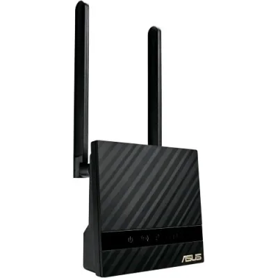 ASUS 4G-N16 Router Wireless Gigabit Ethernet 4G LTE Slot SIM Card Banda Singola (2.4 GHz) N300MBPS Due Antenne Esterne Nero
