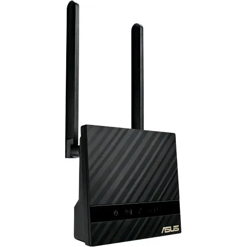 ASUS 4G-N16 Router Wireless Gigabit Ethernet 4G LTE Slot SIM Card Banda Singola (2.4 GHz) N300MBPS Due Antenne Esterne Nero