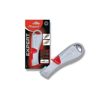 Maped Cutter Expert Lamatrap con Lama Autorientrante Trapezoidale 60 mm in Metallo Colore Silver