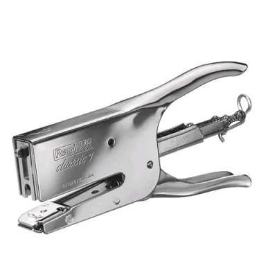 Rapid Classic K1 Cucitrice a Pinza Caricamento Posteriore 40 Fogli Tipo Punte Passo 126 mm Colore Acciaio
