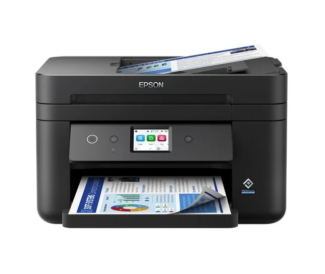 Epson Workforce WF-2960DWF Stampante Multifunzione Ink-Jet a Colori A4 Wi-Fi Duplex Fax Capacita' 150 Fogli USB LAN 14PPM