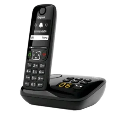 Gigaset AS690A Cordless DECT con Segreteria Black