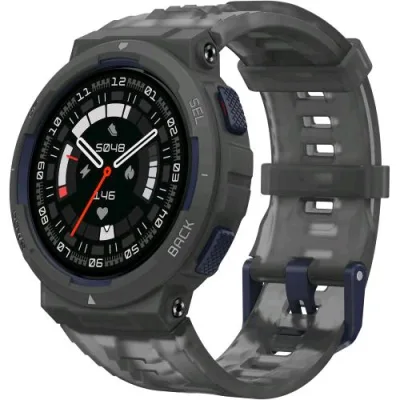 Amazfit Active Edge Smartwatch 1.32" TFT 46mm Sport e Fitness ai Healt Coach GPS 10 Atm Italia Midnight