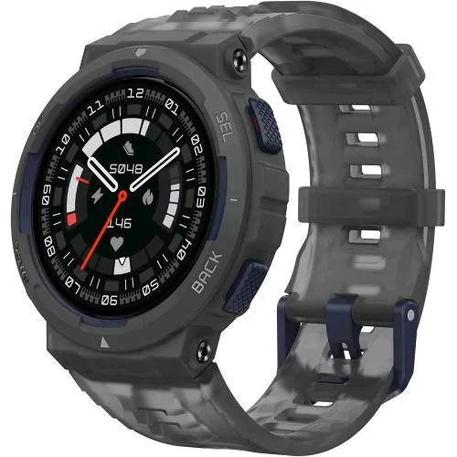 Amazfit Active Edge Smartwatch 1.32" TFT 46mm Sport e Fitness ai Healt Coach GPS 10 Atm Italia Midnight
