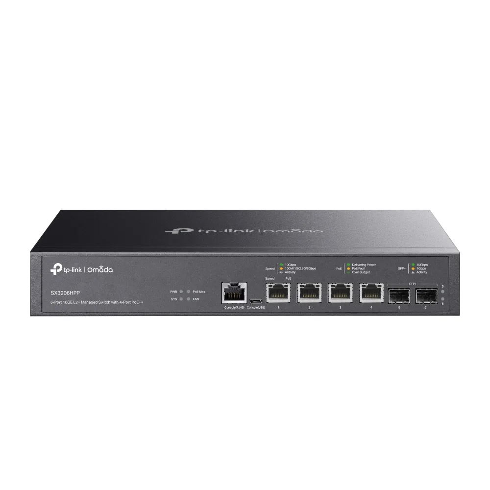SWITCH 2P 10GE SFP+ 4P 10GE POE++ MANAGED L2+