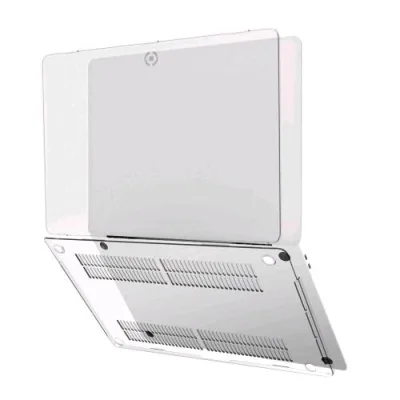 Celly Apple MacBook Pro 13" M1/M2 Custodia Dedicata in Tpu Resistente Doppia Protezione Parte Superiore e Parte Inferiore Trasparente