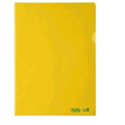 Favorit Cartelline a L in Polietilene Bio Based 220X300 mm Giallo Conf 25 Pz.